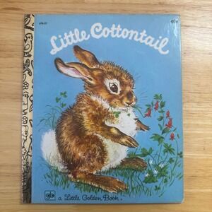 Little‎ Golden Book Little Cottontail Vintage Childrens Book 1980 Edition